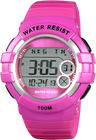 Orologi di Digital sportivi delle donne con il caso resistente e di 42.00mm di acqua di 100m