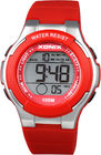 Cronografo degli orologi di Digital delle donne adolescenti rosa di sport Kr di garanzia di 1 anno