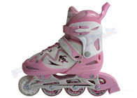 Pattini di rullo regolabili a quattro ruote del quadrato per i bambini ed i bambini, scarpe di pattinaggio a rotelle delle ragazze