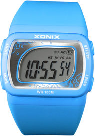 Orologi di Digital delle donne con 10 orologi resistenti di acqua di BANCOMAT/doppi di tempo per le donne