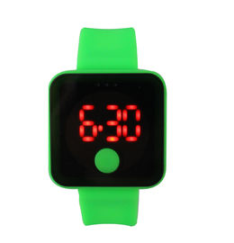 Orologio variopinto su ordinazione del LED Digital con la cinghia molle, batteria al litio