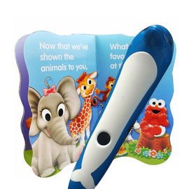 I bambini del delfino che imparano la penna sostengono il verde blu della carta gioco/del MP3/TF