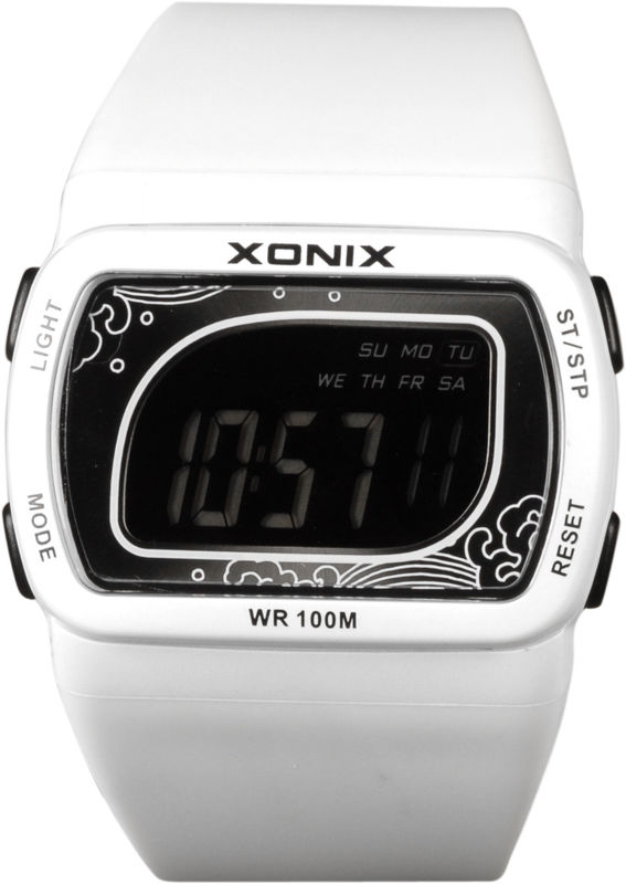 Orologi di Digital delle donne con 10 orologi resistenti di acqua di BANCOMAT/doppi di tempo per le donne