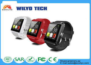 Compagno nero di Bluetooth dell'orologio U8 per il polsino dell'IOS Samsung Mp3 di androide